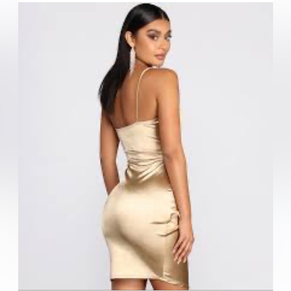 Windsor Champagne Bodycon Dress